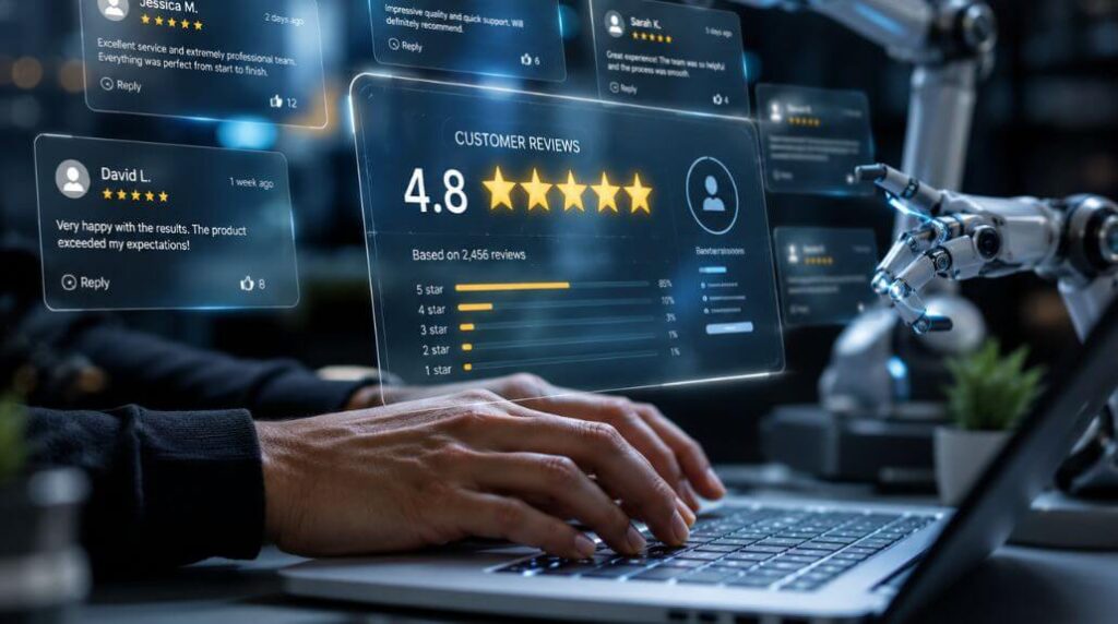 automated customer reviews