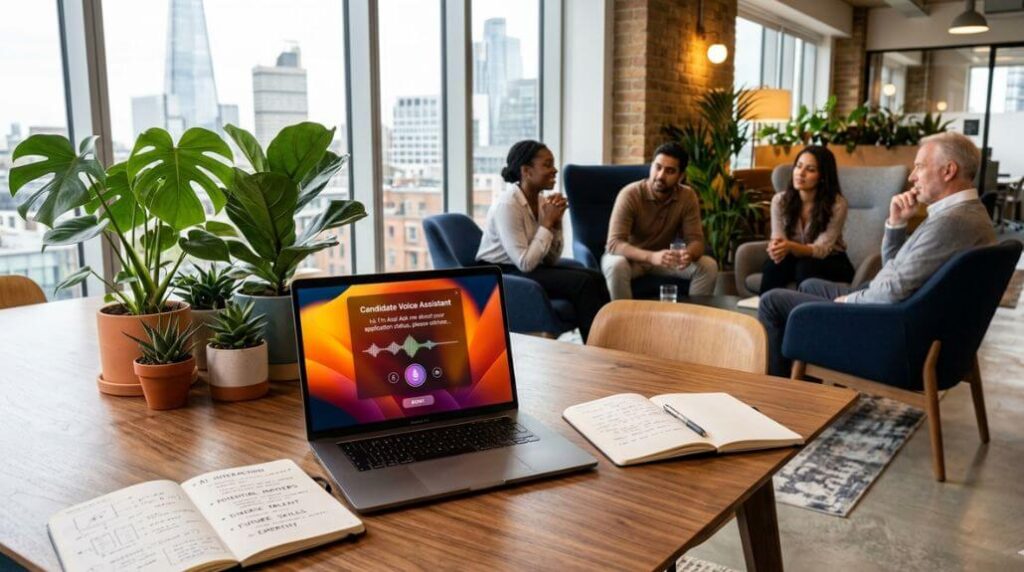 how much time do ai voice agents save in hiring