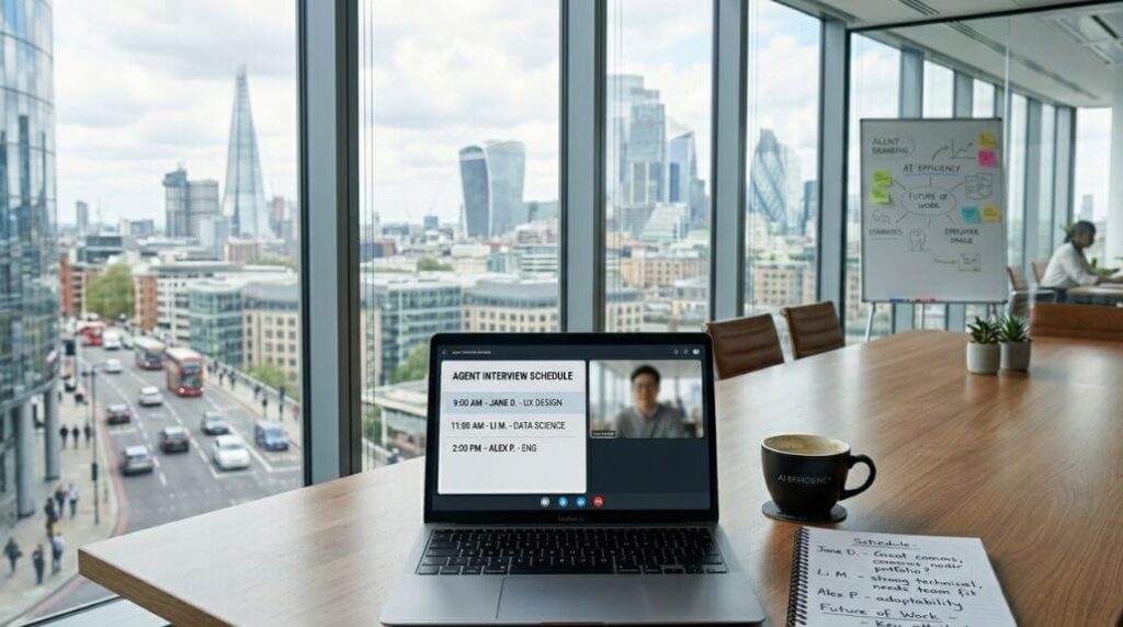 what happens after an ai voice agent interview